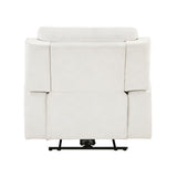 Celeste Beige Power Reclining Chair with Power Headrest - Ornate Home