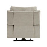Celeste Taupe Power Reclining Chair with Power Headrest - Ornate Home