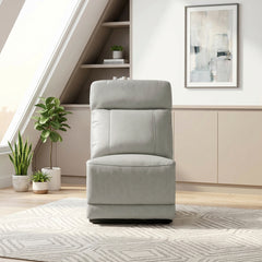 Celestia Beige Armless Chair - Ornate Home