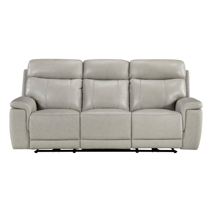 Celestia Beige Power Double Reclining Sofa With Power Headrest - Ornate Home