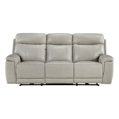 Celestia Beige Power Double Reclining Sofa With Power Headrest - Ornate Home