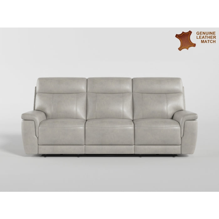 Celestia Beige Power Double Reclining Sofa With Power Headrest - Ornate Home