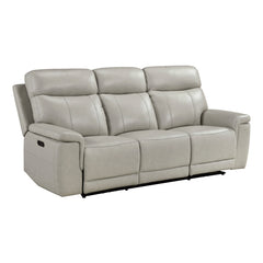 Celestia Beige Power Double Reclining Sofa With Power Headrest - Ornate Home