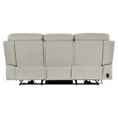Celestia Beige Power Double Reclining Sofa With Power Headrest - Ornate Home