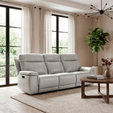 Celestia Beige Power Double Reclining Sofa With Power Headrest - Ornate Home