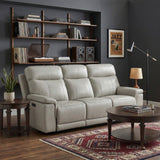 Celestia Beige Power Double Reclining Sofa With Power Headrest - Ornate Home