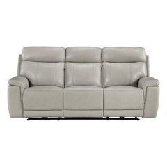 Celestia Beige Power Double Reclining Sofa With Power Headrest - Ornate Home
