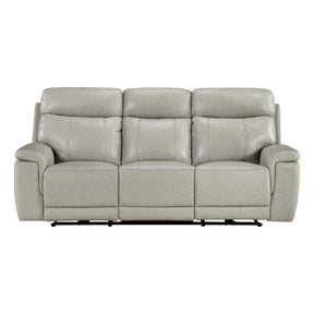 Celestia Beige Power Double Reclining Sofa With Power Headrest - Ornate Home