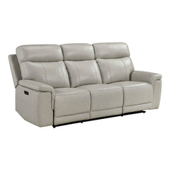 Celestia Beige Power Double Reclining Sofa With Power Headrest - Ornate Home