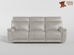 Celestia Beige Power Double Reclining Sofa With Power Headrest - Ornate Home