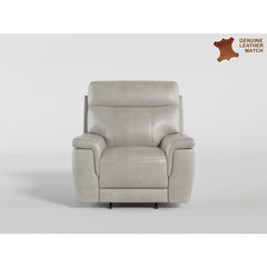 Celestia Beige Power Glider Reclining Chair With Power Headrest - Ornate Home