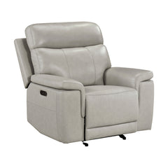 Celestia Beige Power Glider Reclining Chair With Power Headrest - Ornate Home