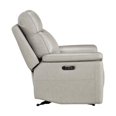 Celestia Beige Power Glider Reclining Chair With Power Headrest - Ornate Home