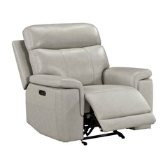 Celestia Beige Power Glider Reclining Chair With Power Headrest - Ornate Home