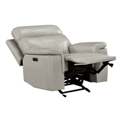 Celestia Beige Power Glider Reclining Chair With Power Headrest - Ornate Home