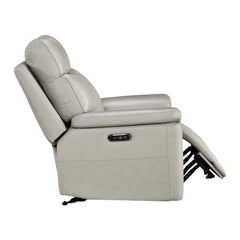 Celestia Beige Power Glider Reclining Chair With Power Headrest - Ornate Home