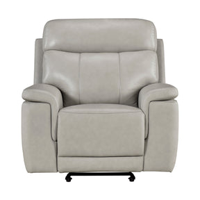 Celestia Beige Power Glider Reclining Chair With Power Headrest - Ornate Home