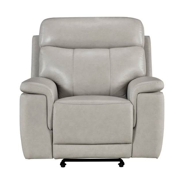 Celestia Beige Power Glider Reclining Chair With Power Headrest - Ornate Home