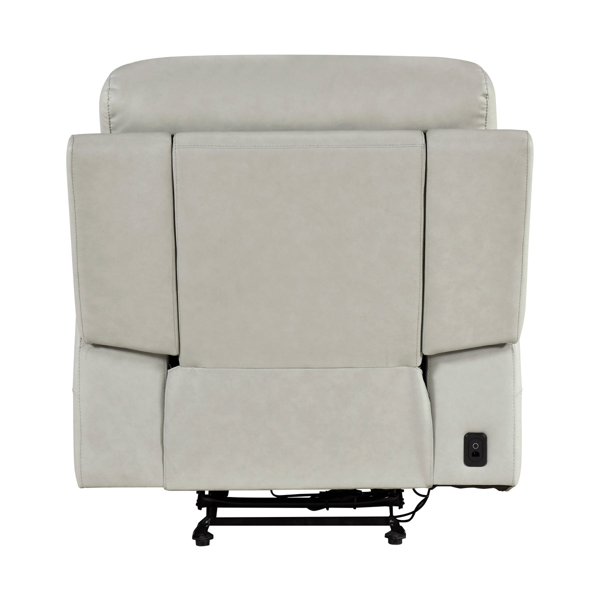 Celestia Beige Power Glider Reclining Chair With Power Headrest - Ornate Home