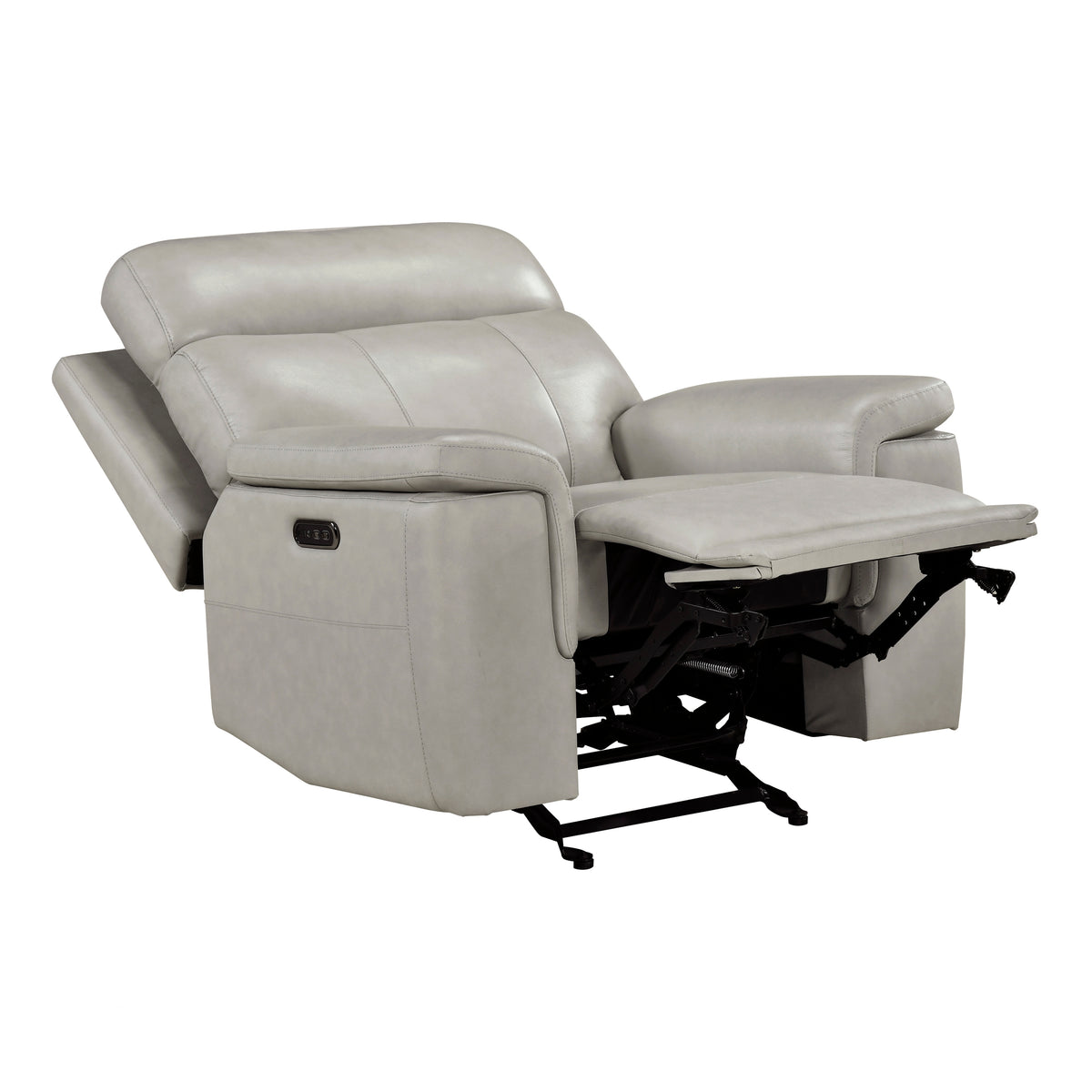 Celestia Beige Power Glider Reclining Chair With Power Headrest - Ornate Home