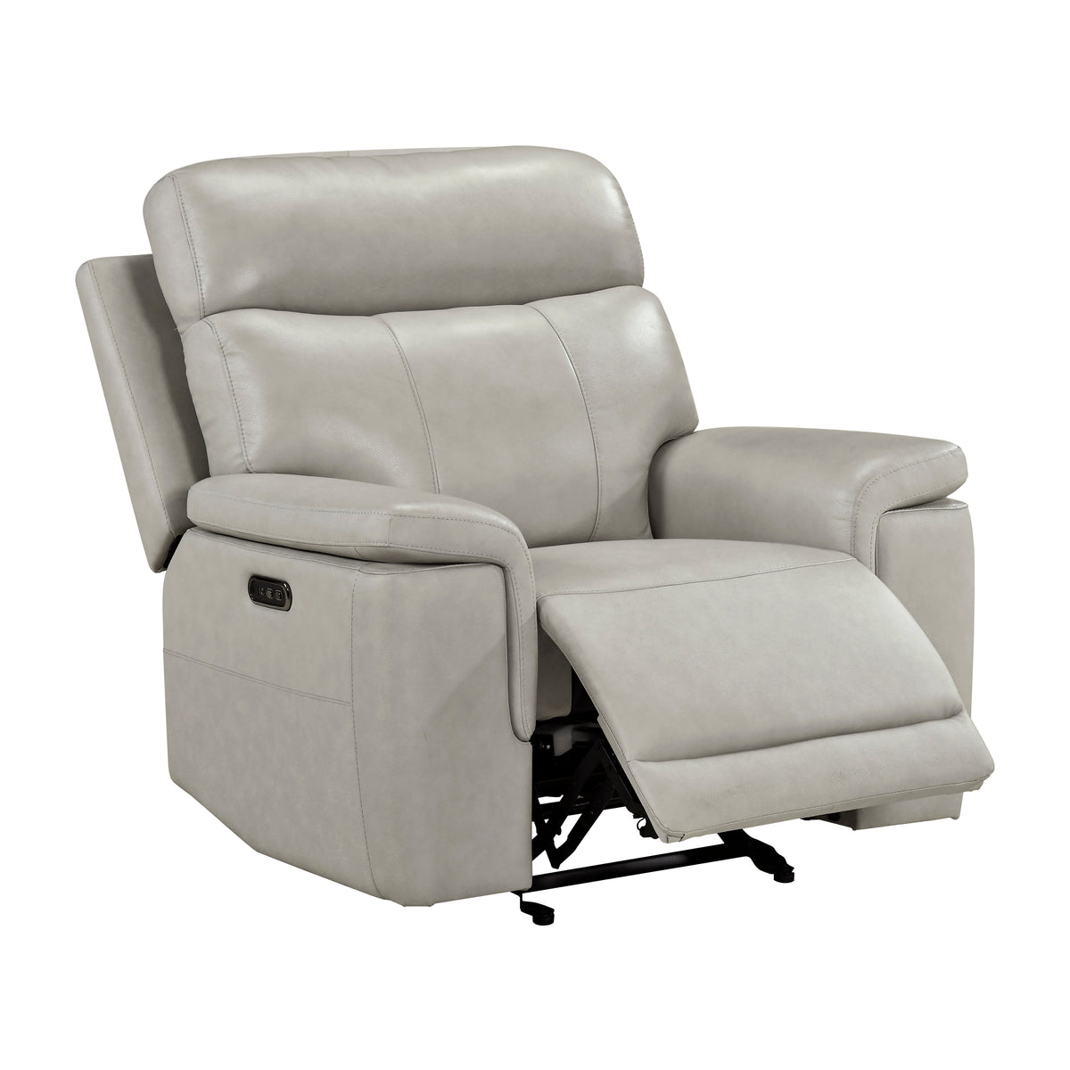 Celestia Beige Power Glider Reclining Chair With Power Headrest - Ornate Home