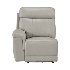 Celestia Beige Power Left Side Reclining Chair With Power Headrest And Charging Ports - Ornate Home