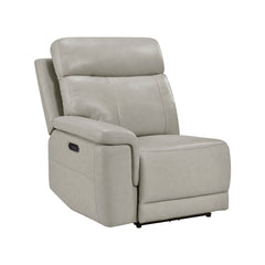 Celestia Beige Power Left Side Reclining Chair With Power Headrest And Charging Ports - Ornate Home