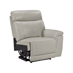 Celestia Beige Power Right Side Reclining Chair With Power Headrest And Charging Ports - Ornate Home