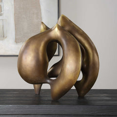 Celestial Flow Bronze Sculpture - Ornate Home