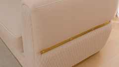 Celestial Manor White/Gold Sofa / HD-S3181 - Ornate Home
