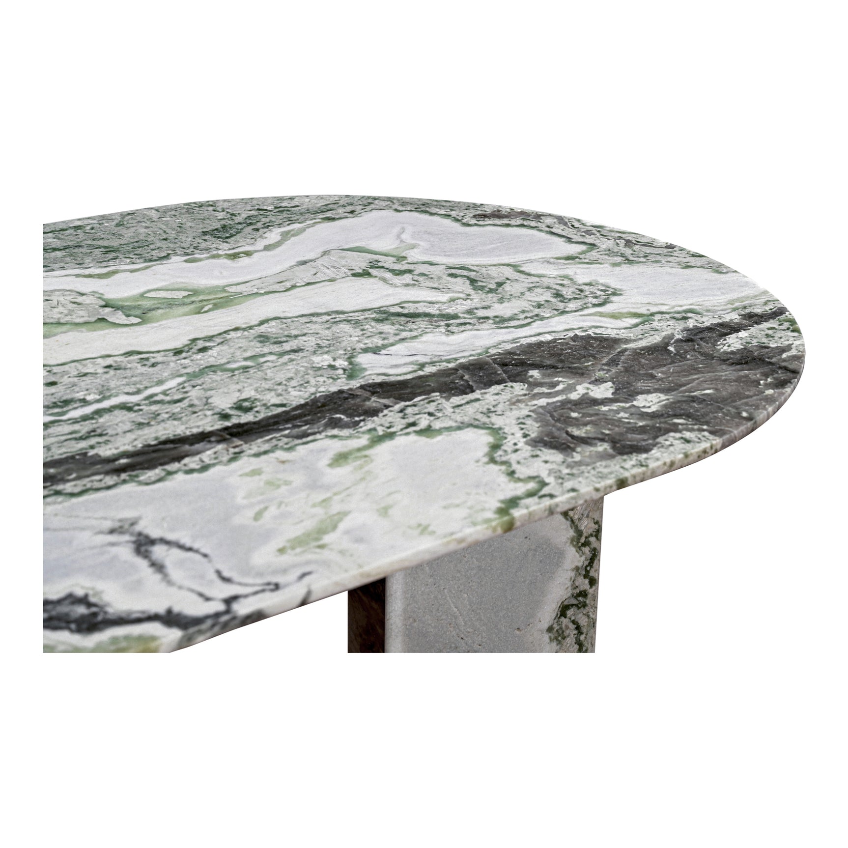 Celia Green Onyx Marble Oval Dining Table - Ornate Home
