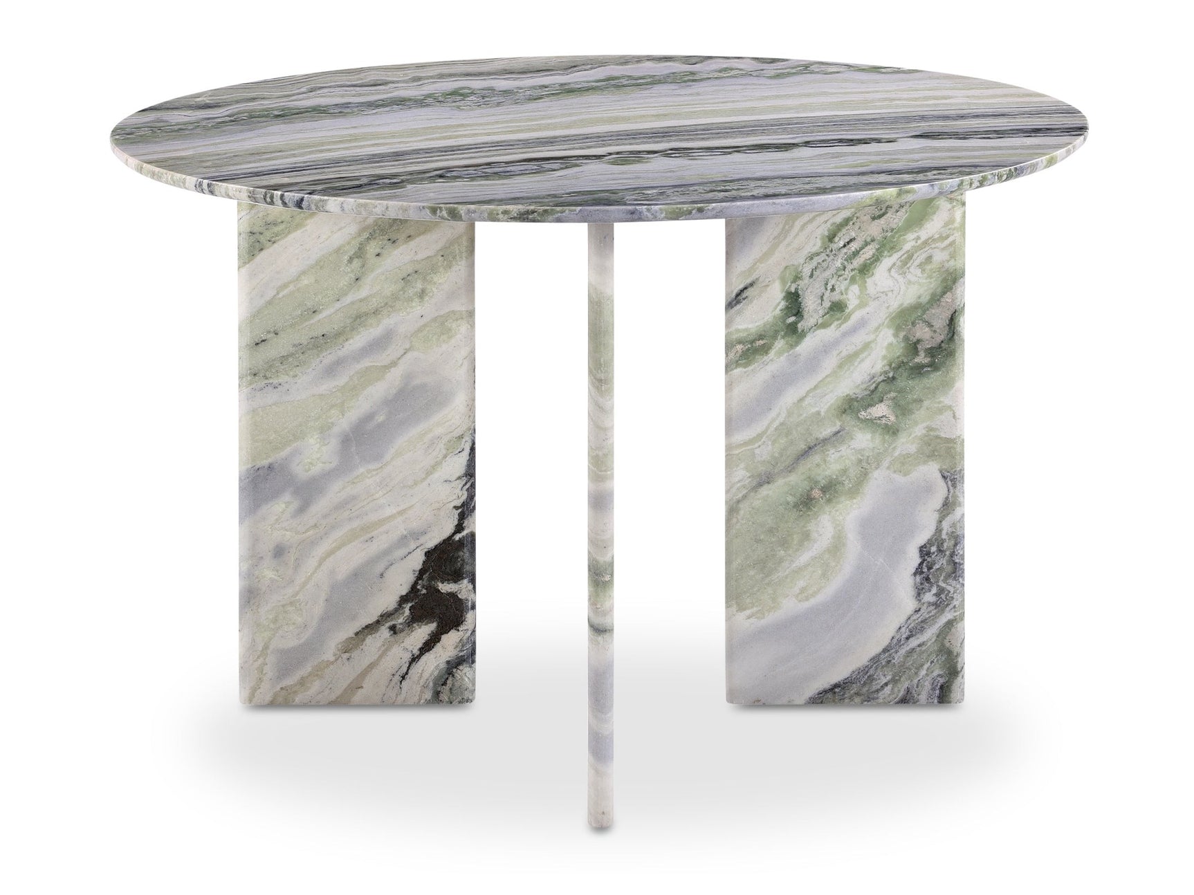 Celia Green Onyx Marble Round Dining Table - Ornate Home