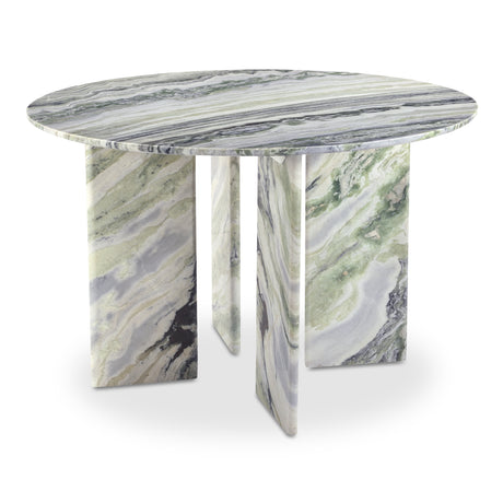 Celia Green Onyx Marble Round Dining Table - Ornate Home