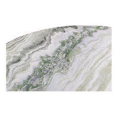 Celia Green Onyx Marble Round Dining Table - Ornate Home
