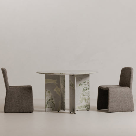 Celia Green Onyx Marble Round Dining Table - Ornate Home