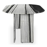 Celia Multicolor Marble Oval Dining Table - Ornate Home