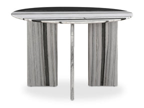 Celia Multicolor Marble Round Dining Table - Ornate Home