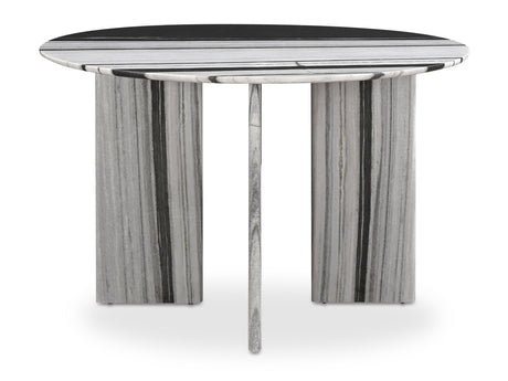 Celia Multicolor Marble Round Dining Table - Ornate Home