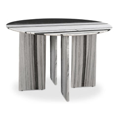 Celia Multicolor Marble Round Dining Table - Ornate Home