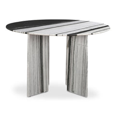 Celia Multicolor Marble Round Dining Table - Ornate Home