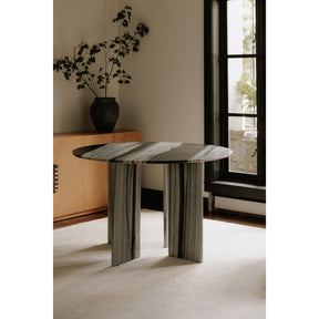 Celia Multicolor Marble Round Dining Table - Ornate Home