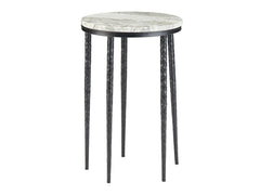Celia White/Black Accent Table - Ornate Home