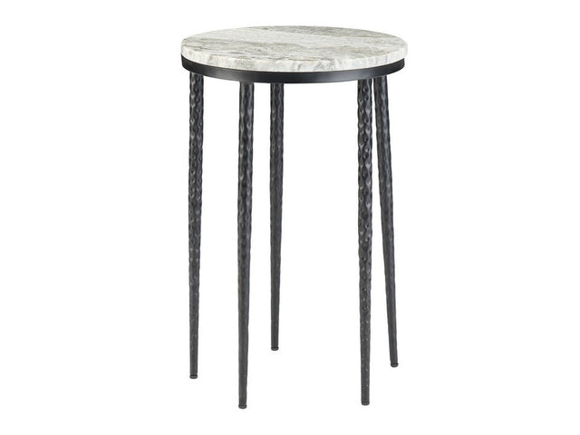 Celia White/Black Accent Table - Ornate Home