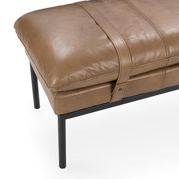 Celiah Tan Accent Bench - Ornate Home
