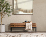 Celiah Tan Accent Bench - Ornate Home