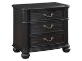 Celina Black Nightstand - Ornate Home