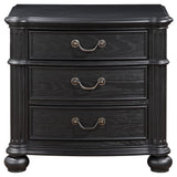 Celina Black Nightstand - Ornate Home