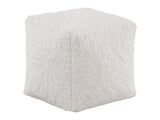 Celina Off-White Pouf - Ornate Home