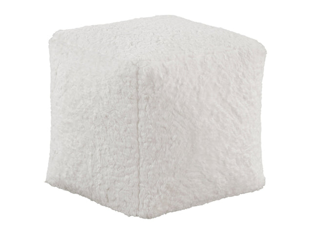 Celina Off-White Pouf - Ornate Home