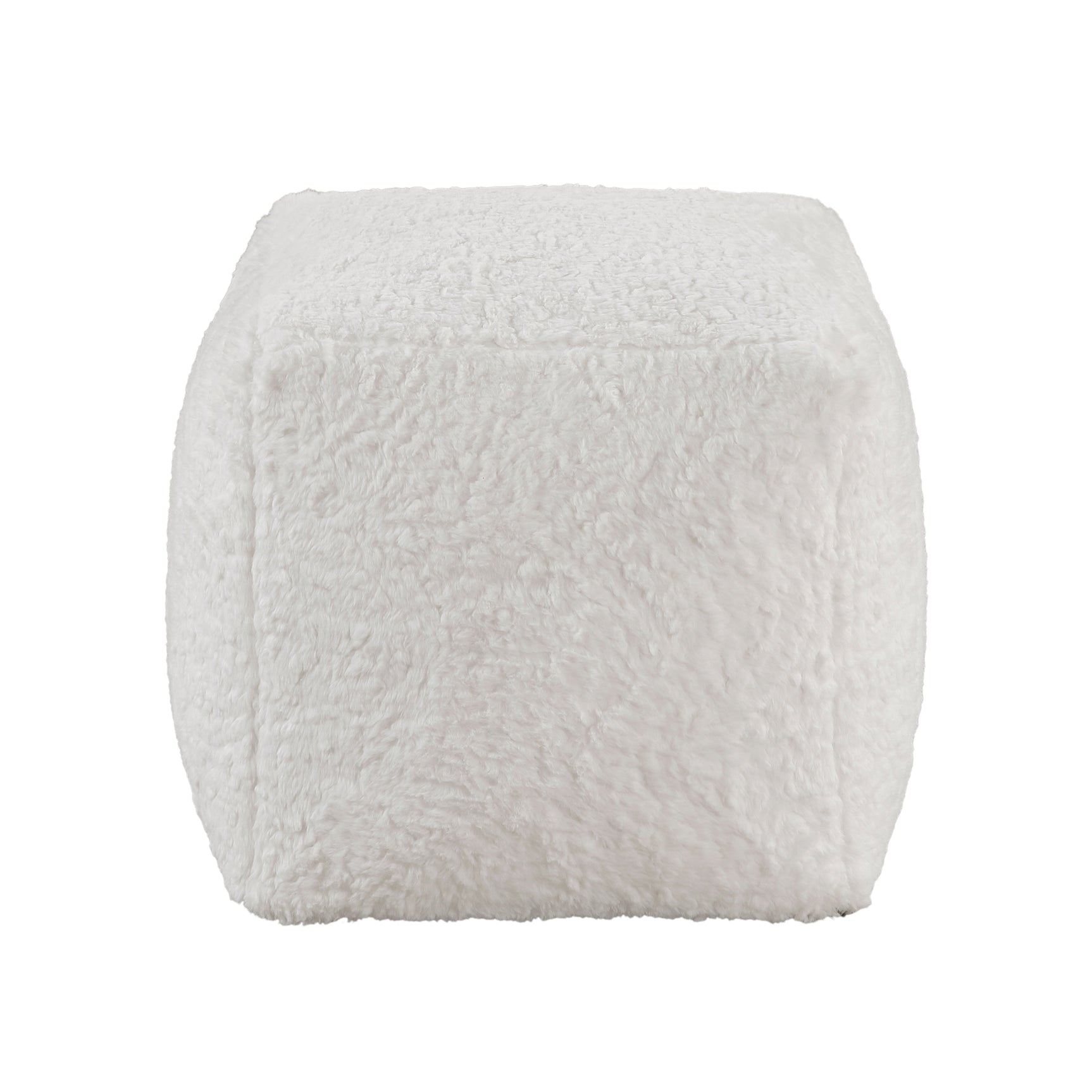 Celina Off-White Pouf - Ornate Home